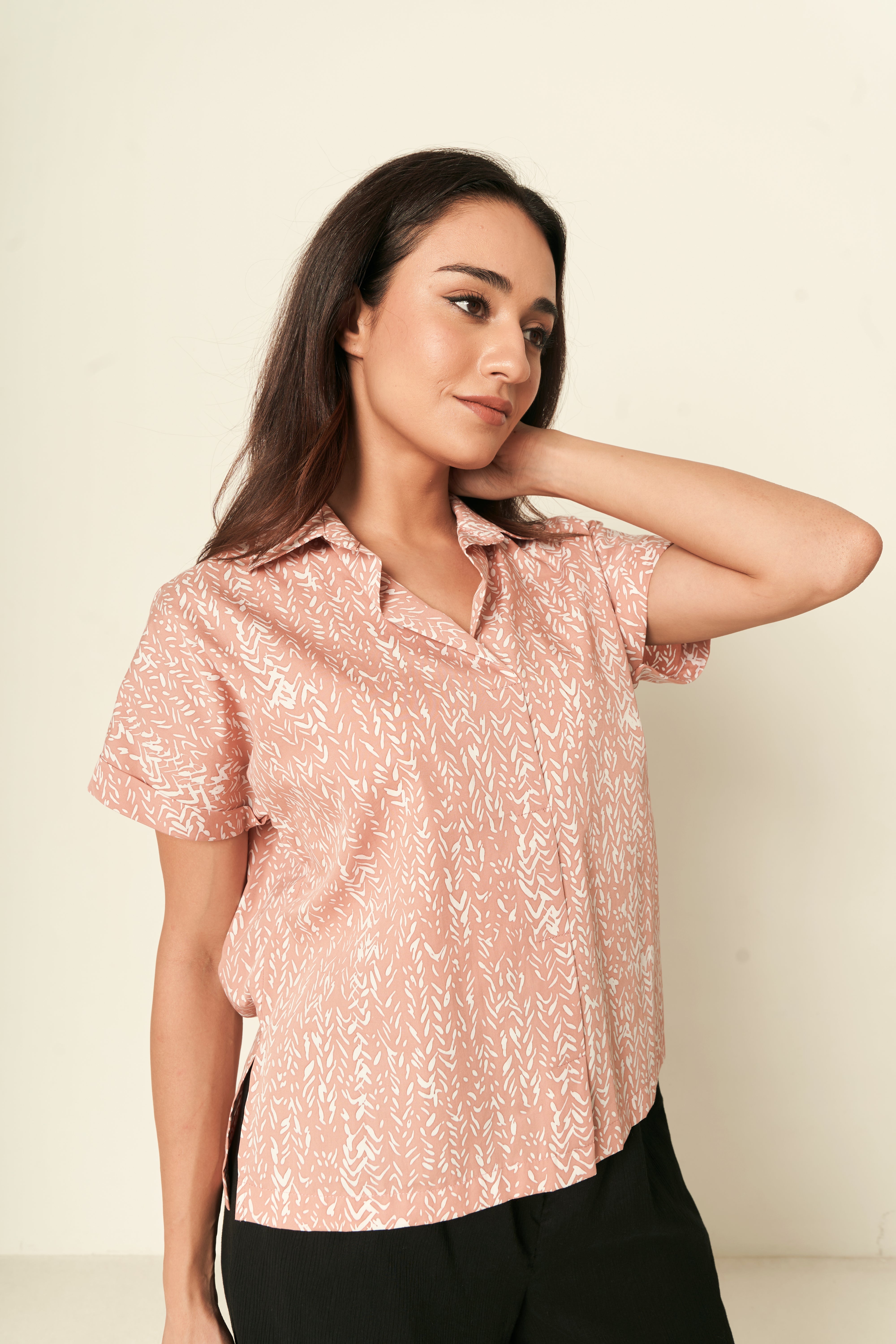 Safari Boxy Shirt Blouse