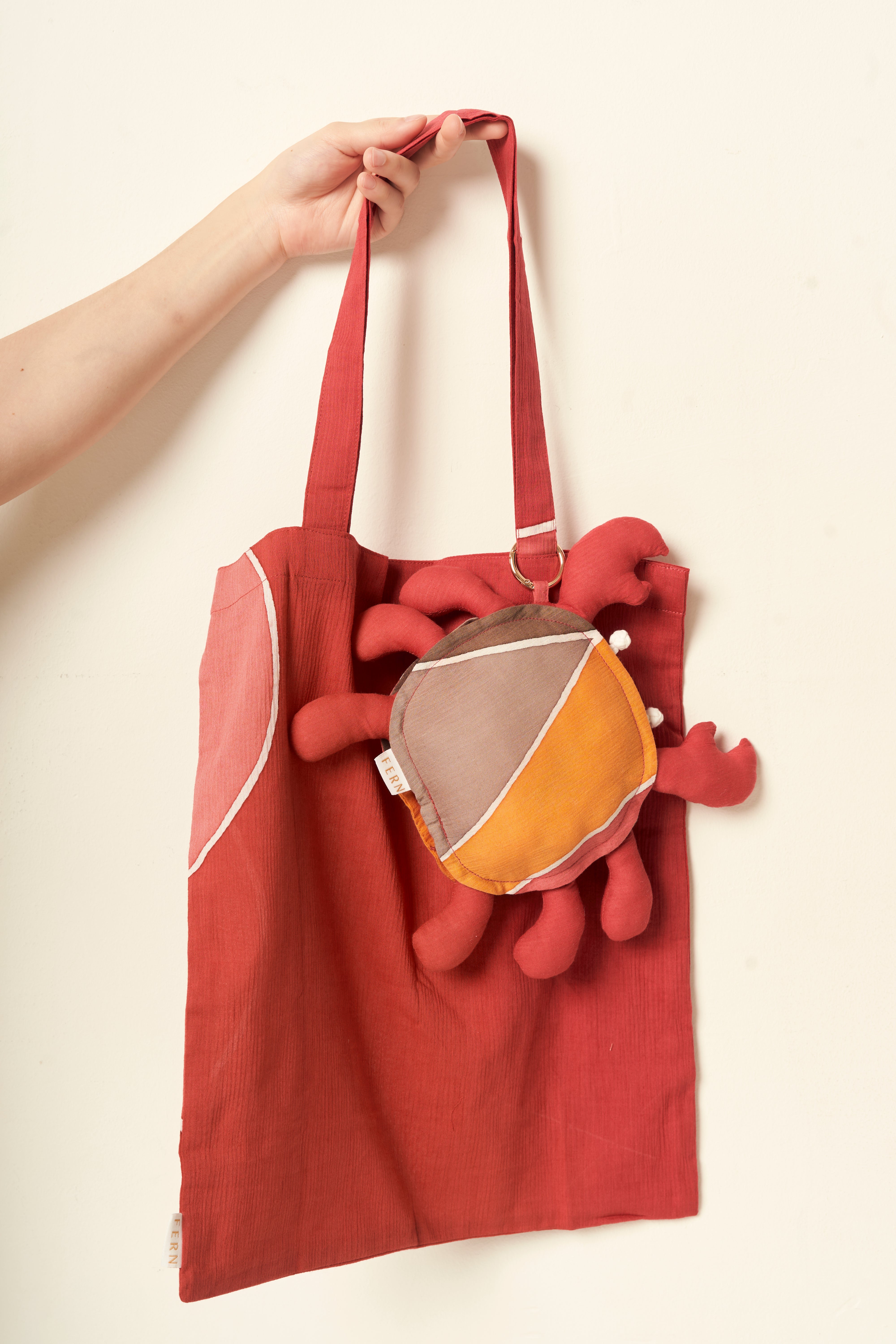 Crab Foldable Tote Bag