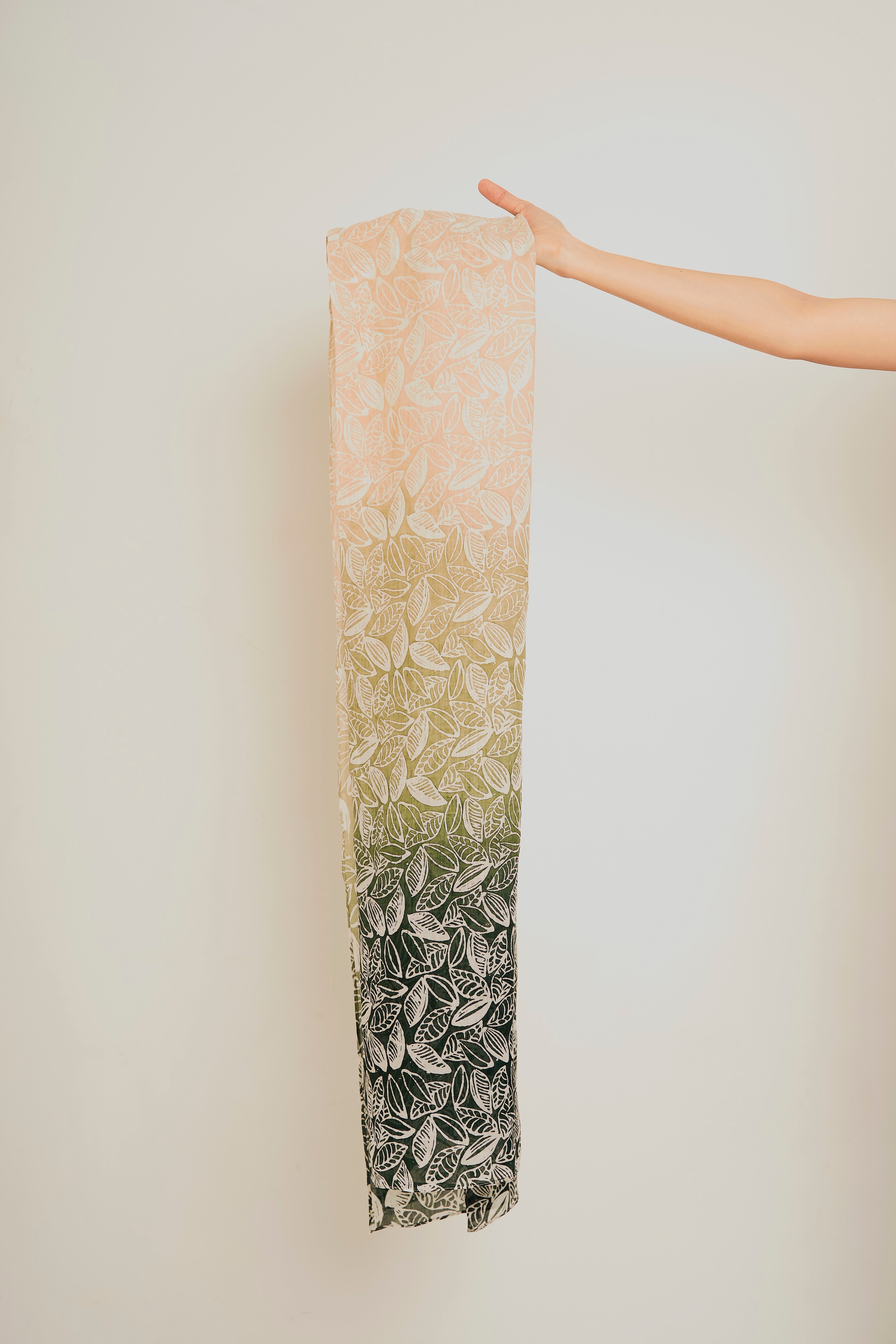 100% Ramie Long Rectangular Shawl