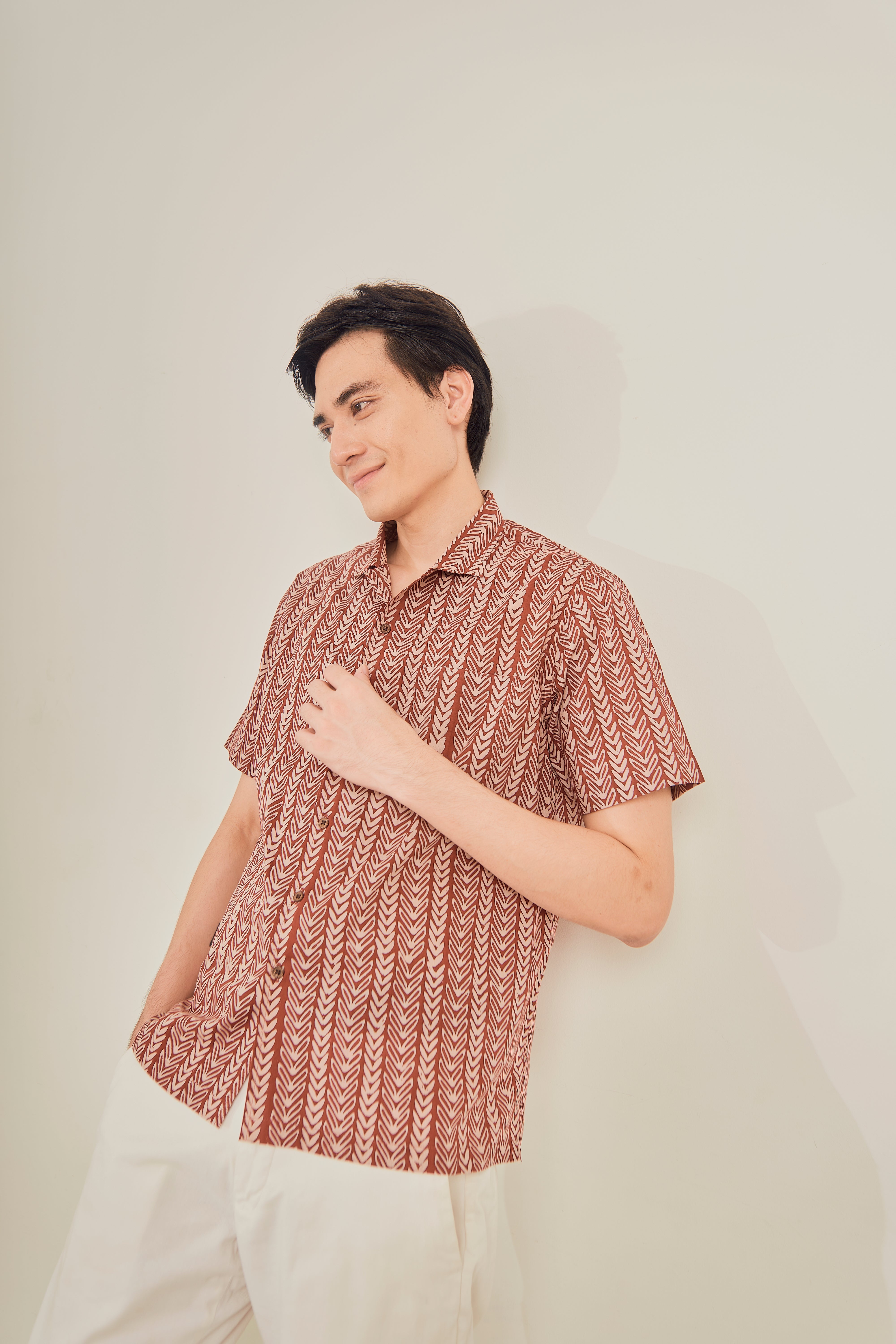 Rainforest Cuban Collar Shirt