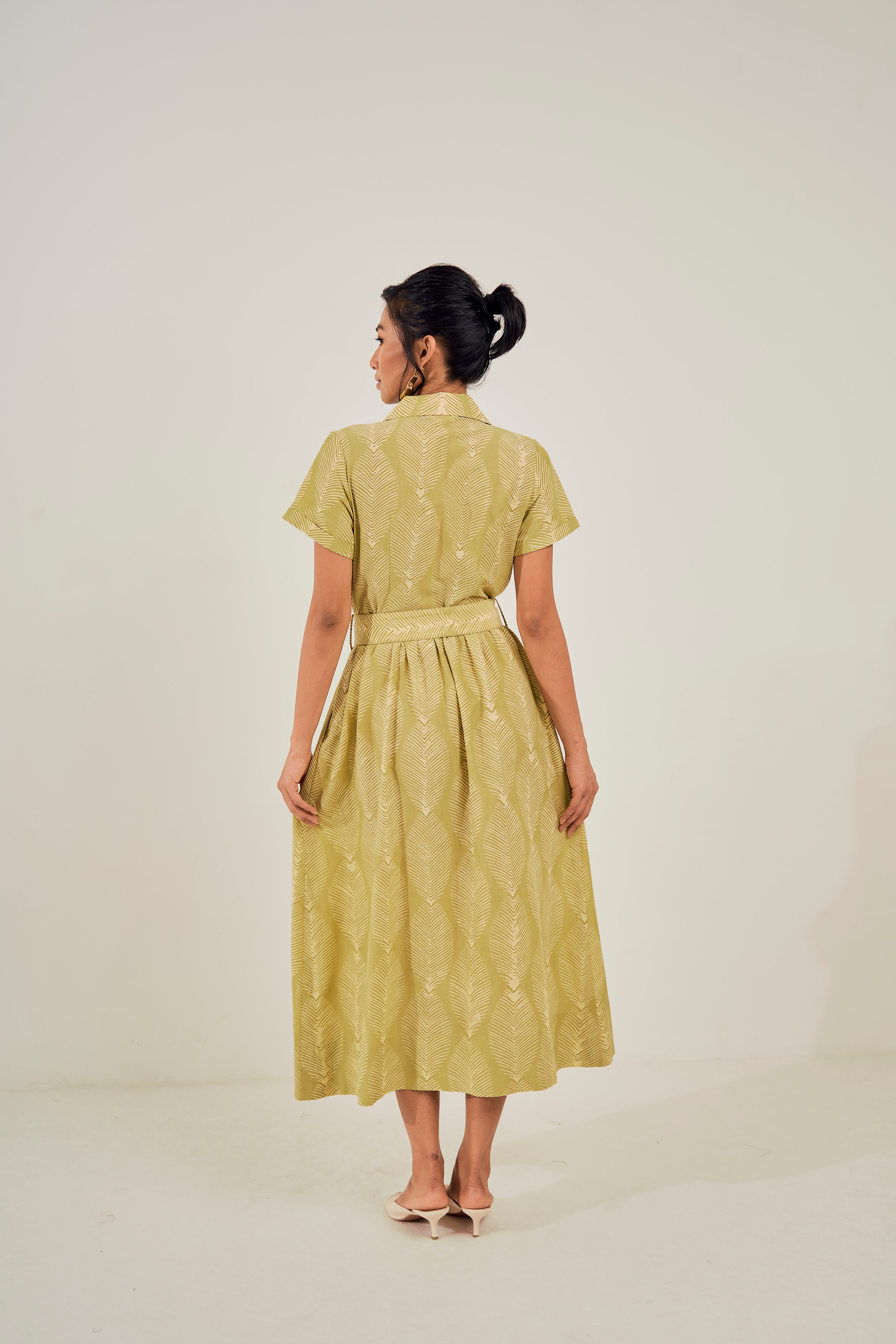 Lydia Shirt Dress (Block Print)