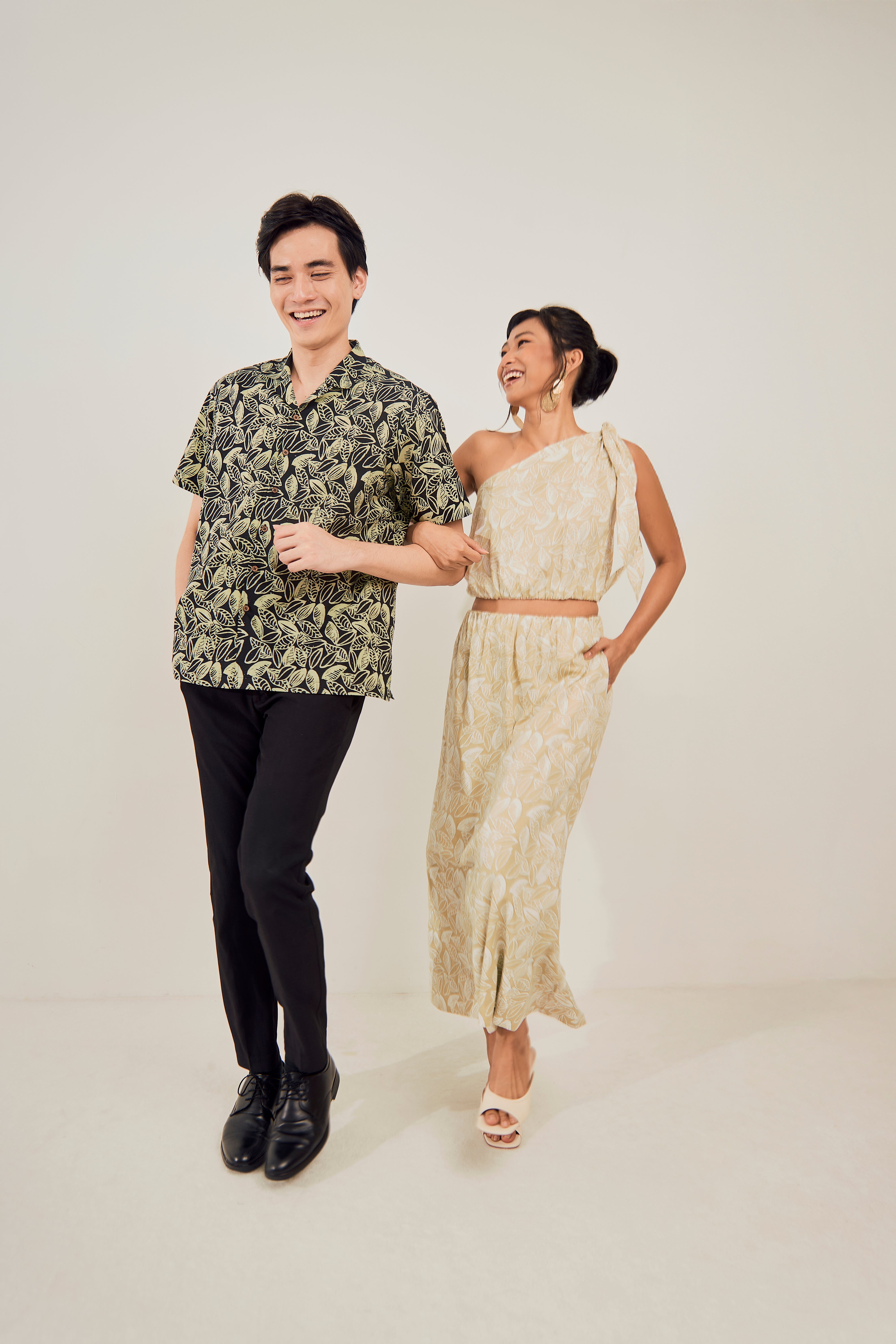 Rainforest Cuban Collar Shirt