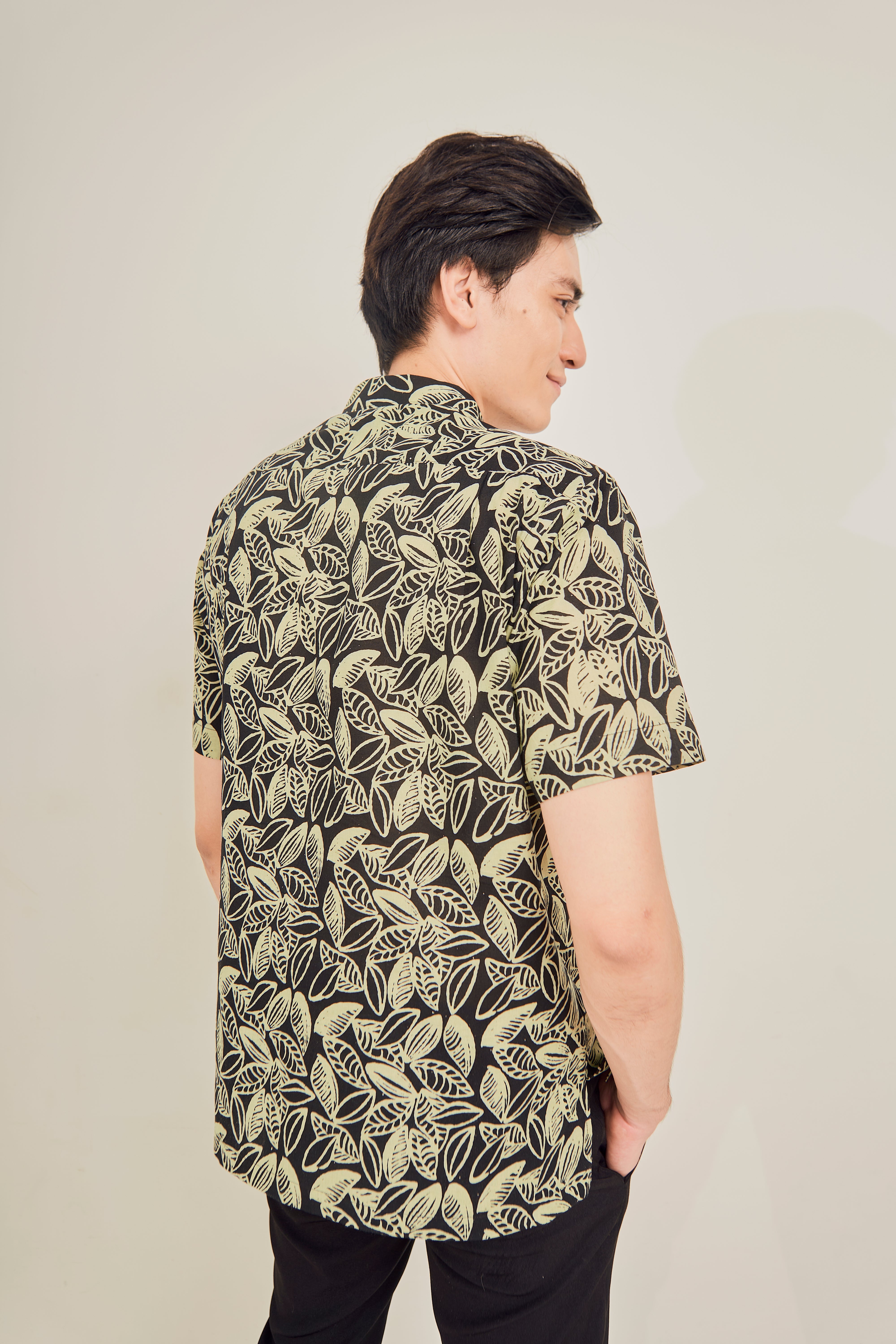 Rainforest Cuban Collar Shirt