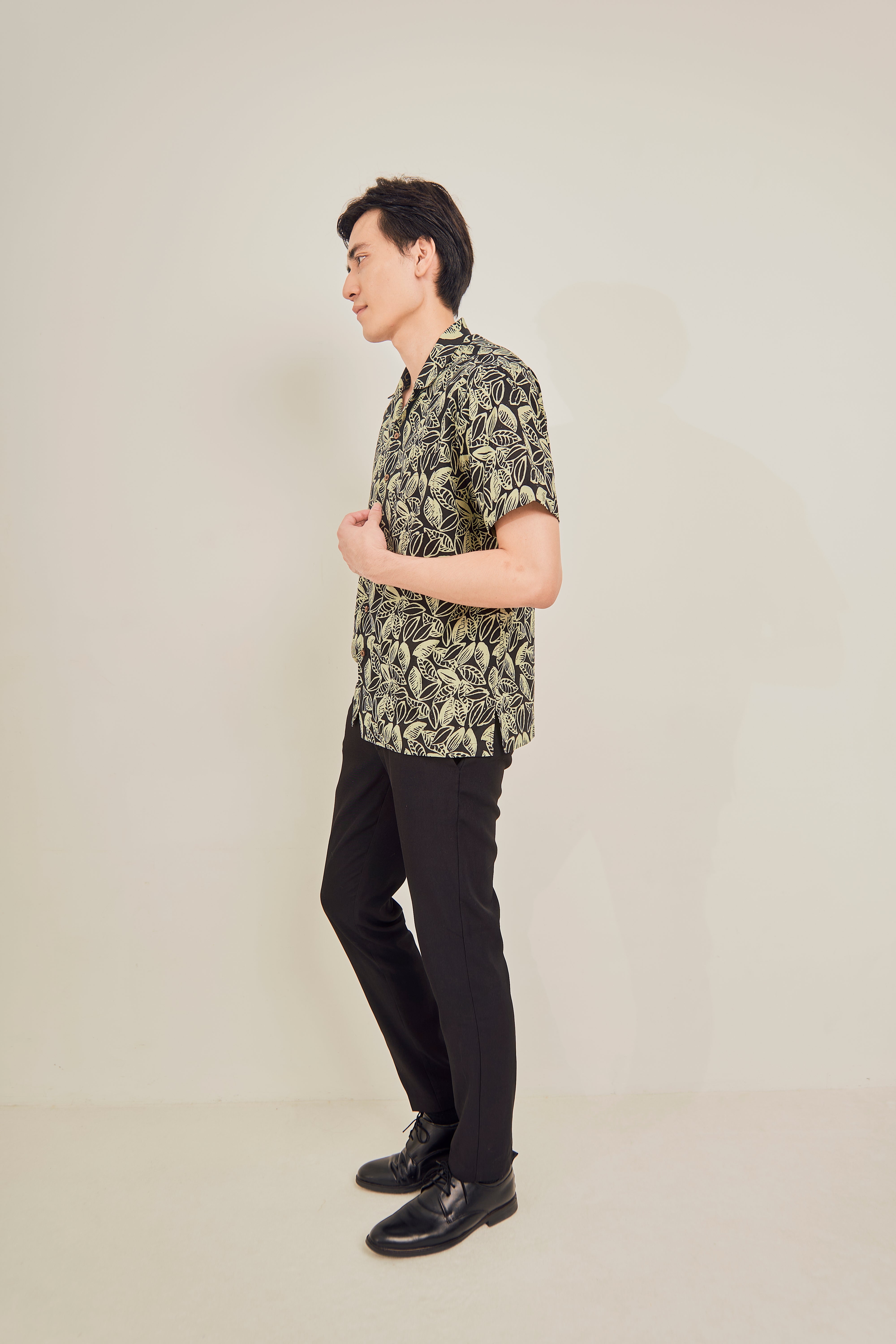 Rainforest Cuban Collar Shirt