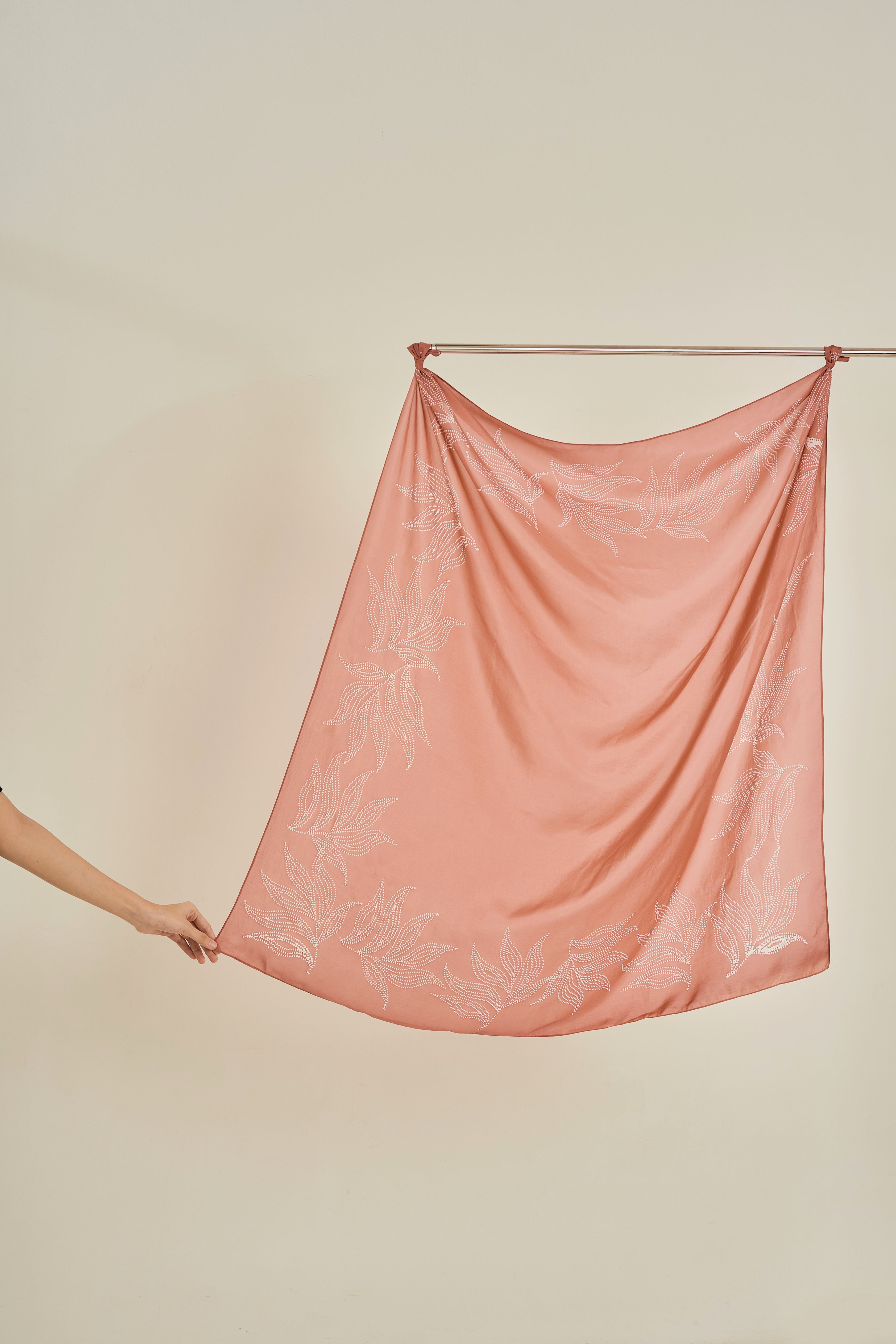 Rainforest Habotai Square Silk Scarf