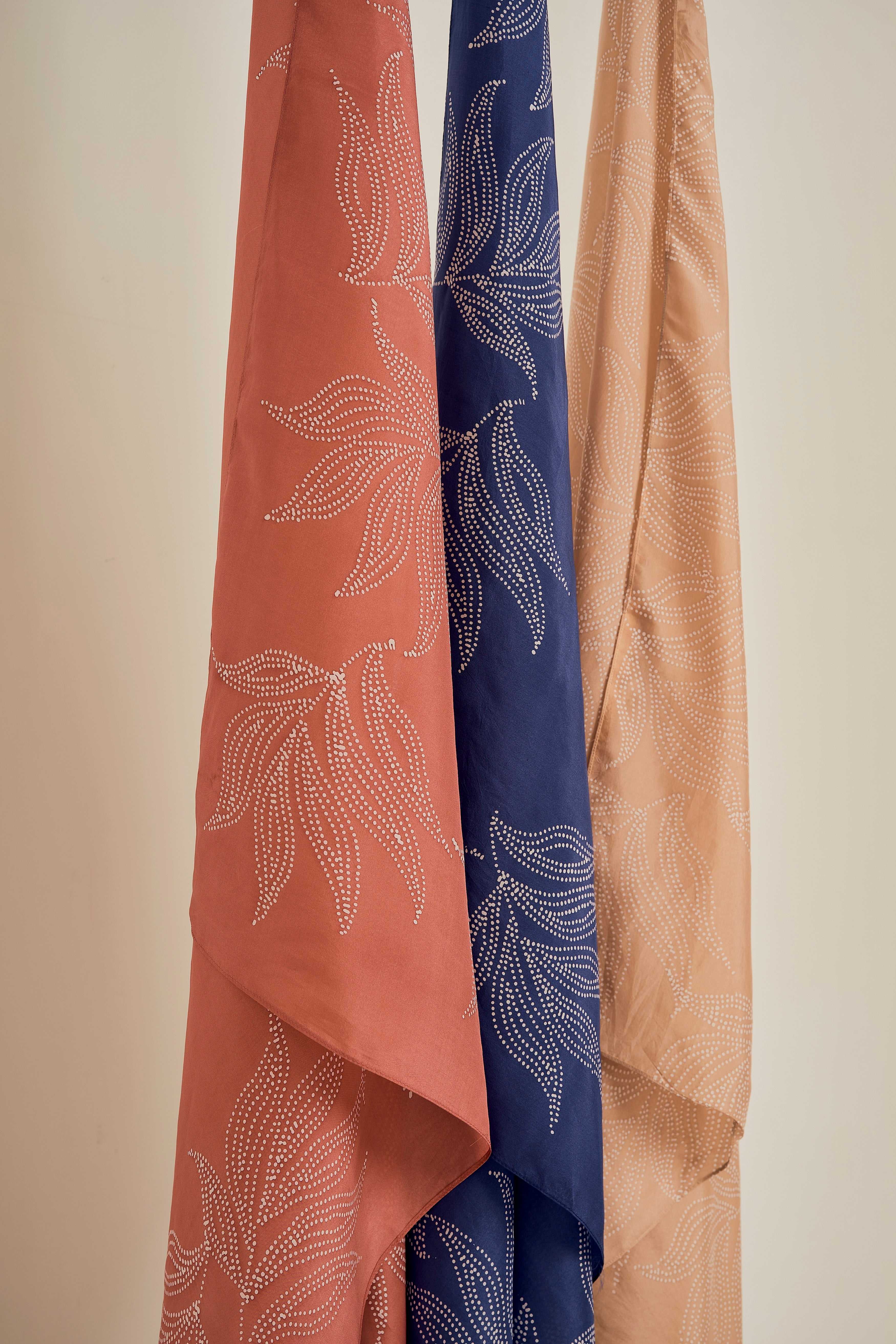 Rainforest Habotai Square Silk Scarf