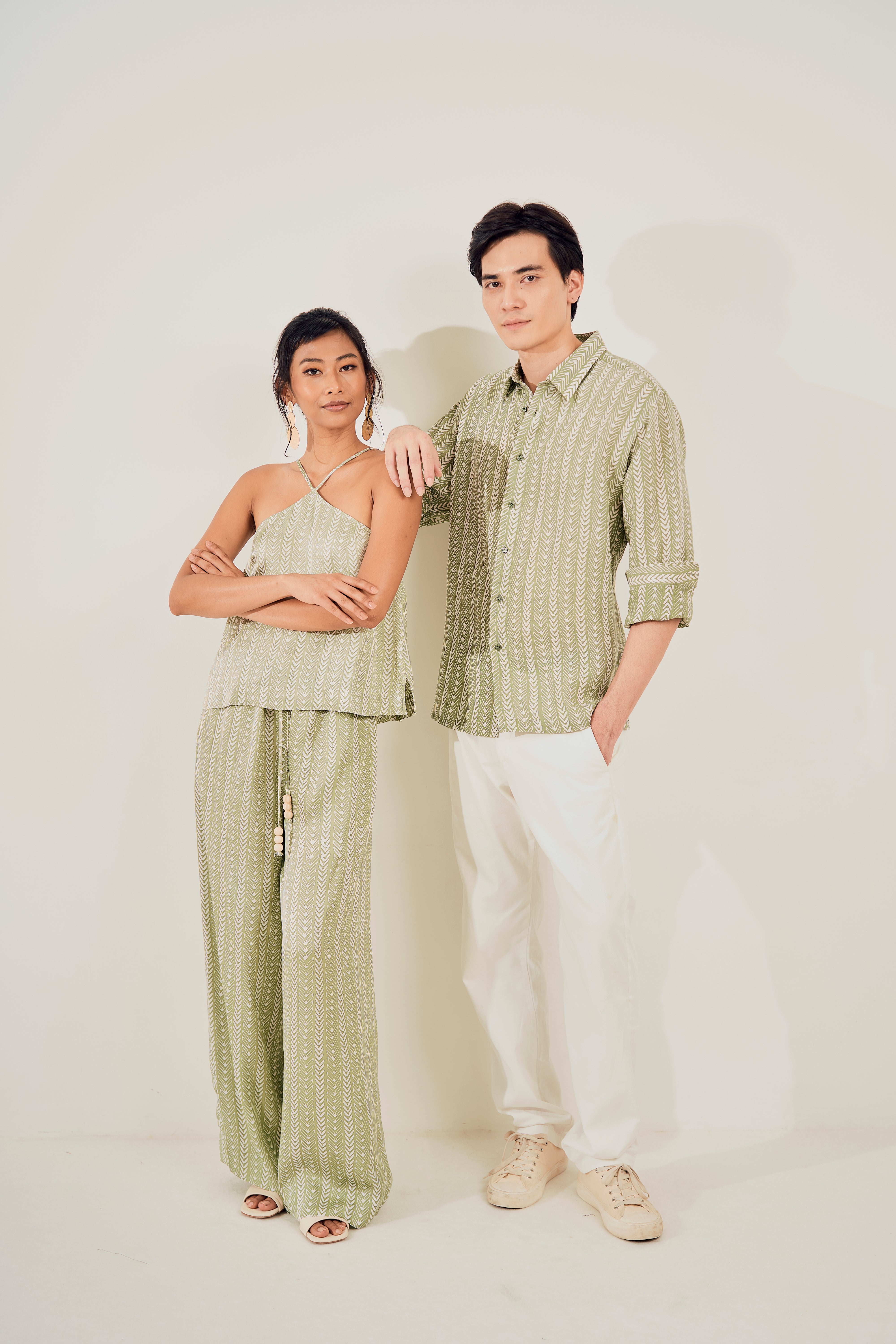 100% Linen Regular Long Sleeves Shirt