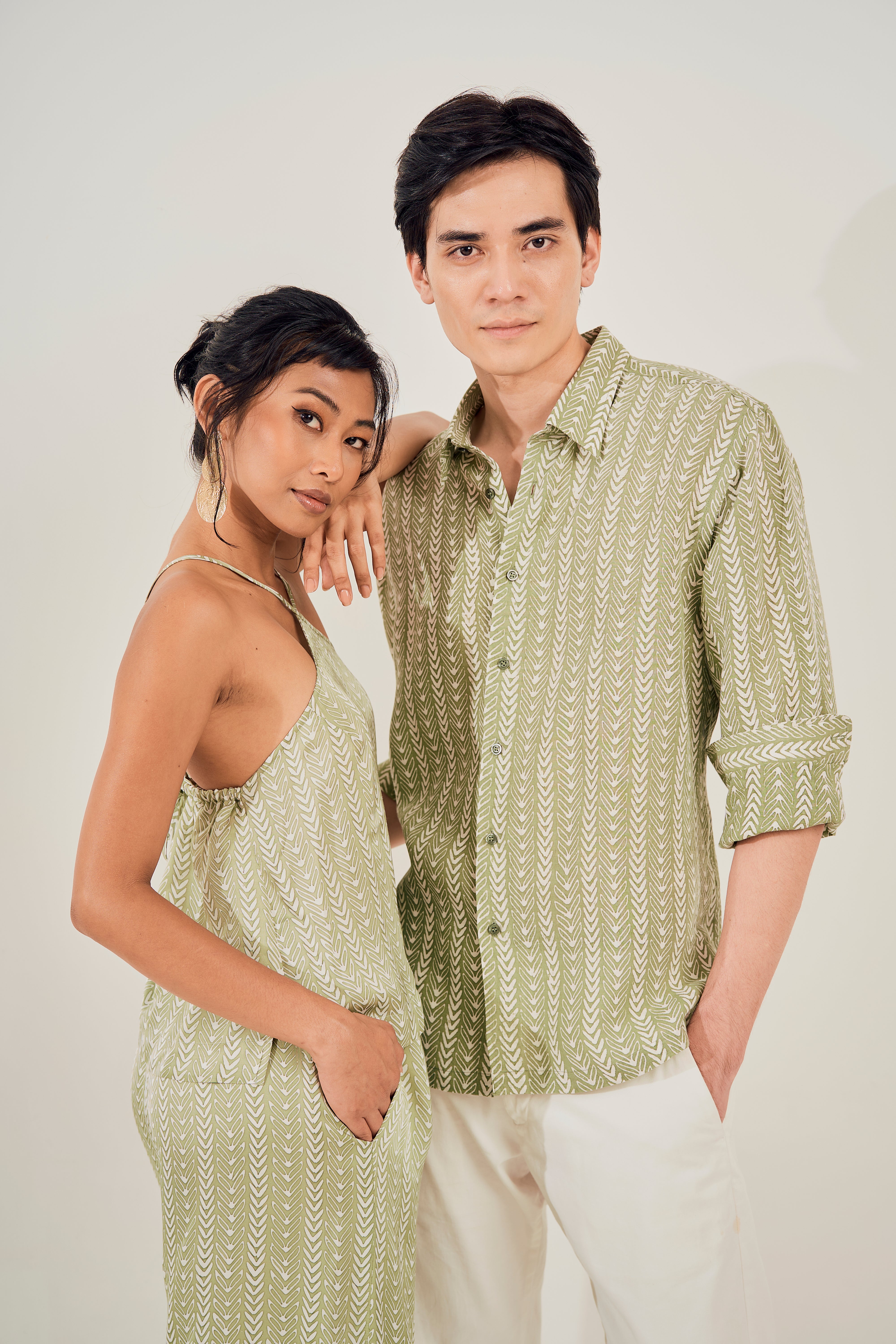 100% Linen Regular Long Sleeves Shirt