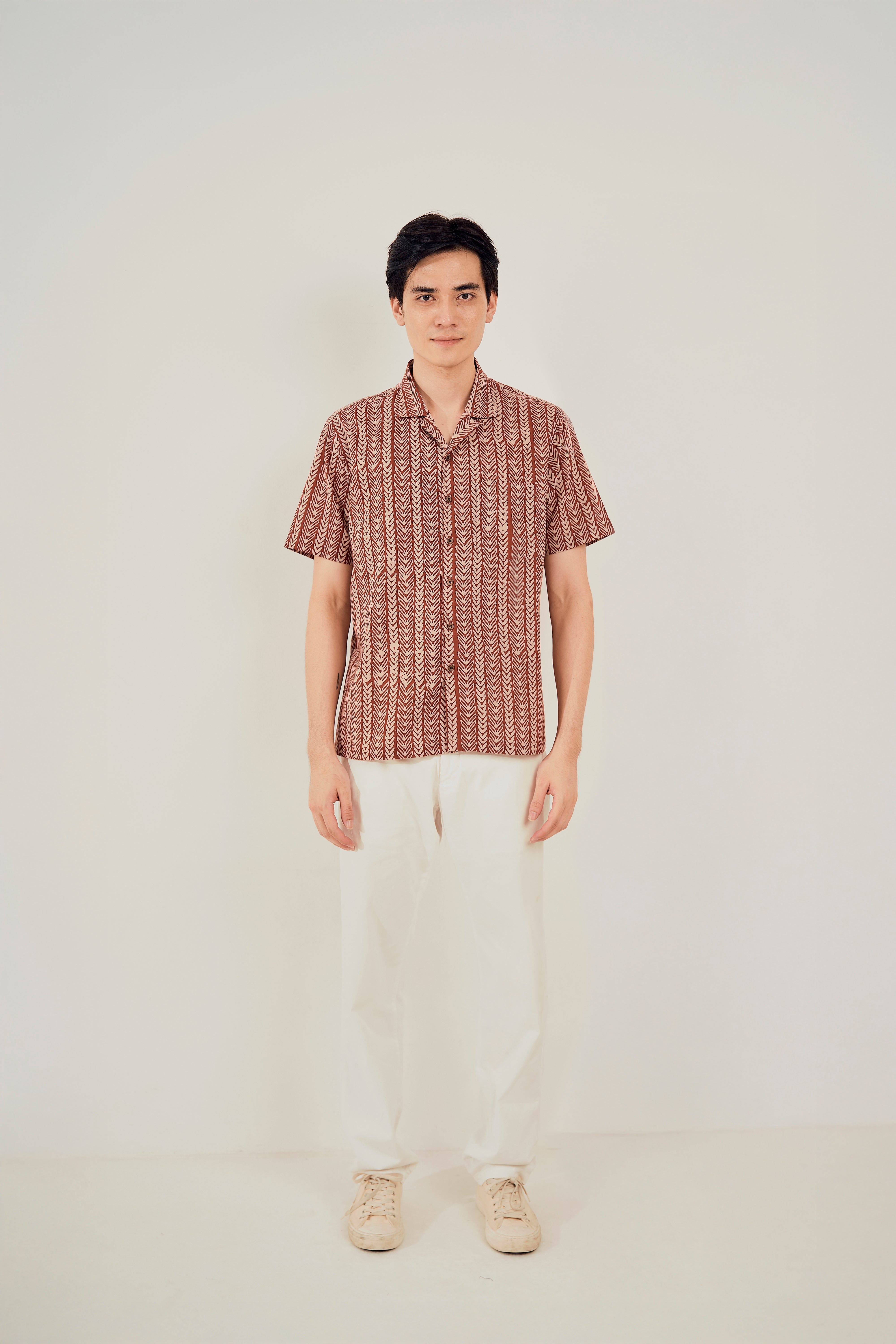 Rainforest Cuban Collar Shirt