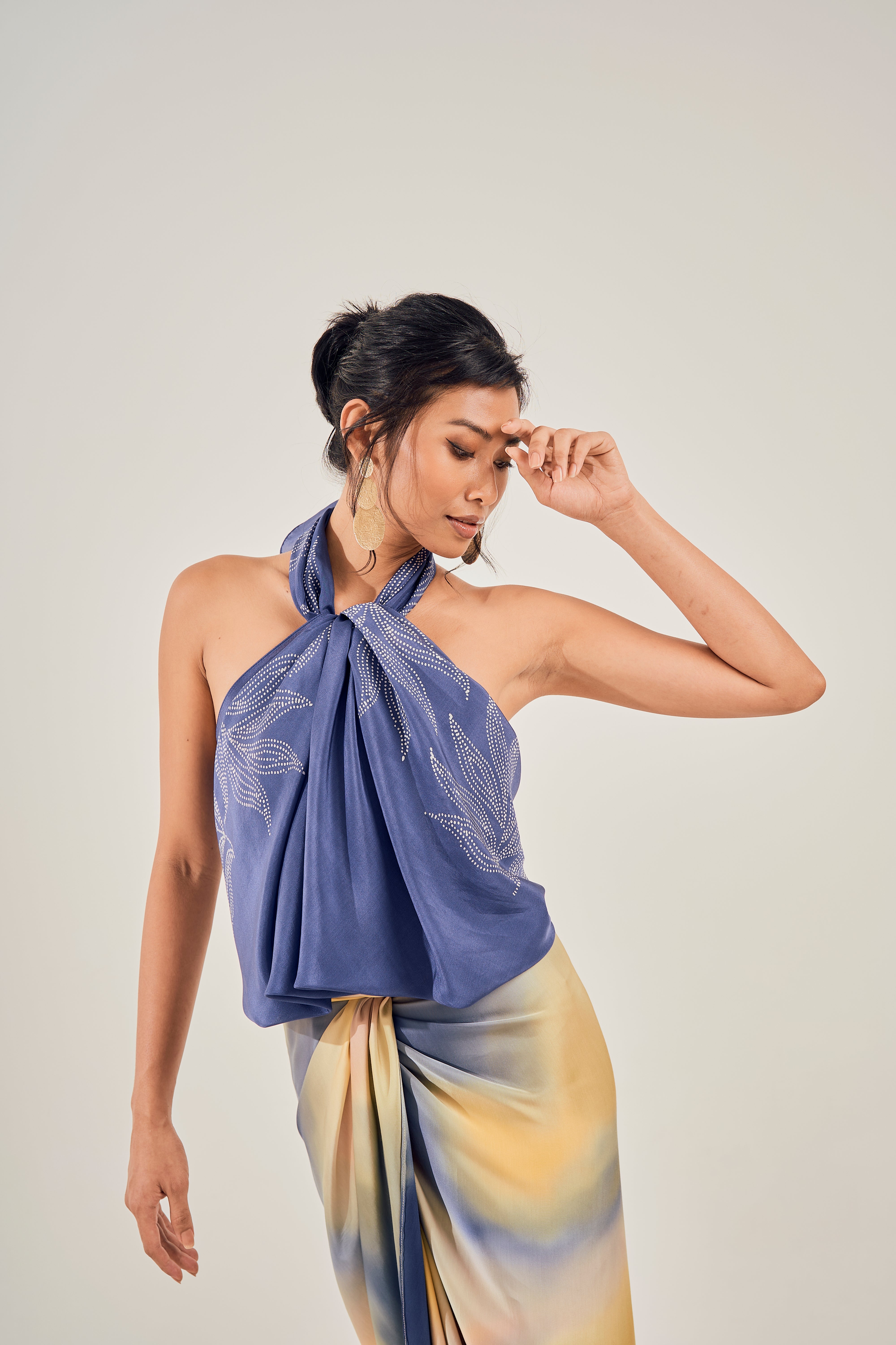 Rainforest Habotai Square Silk Scarf