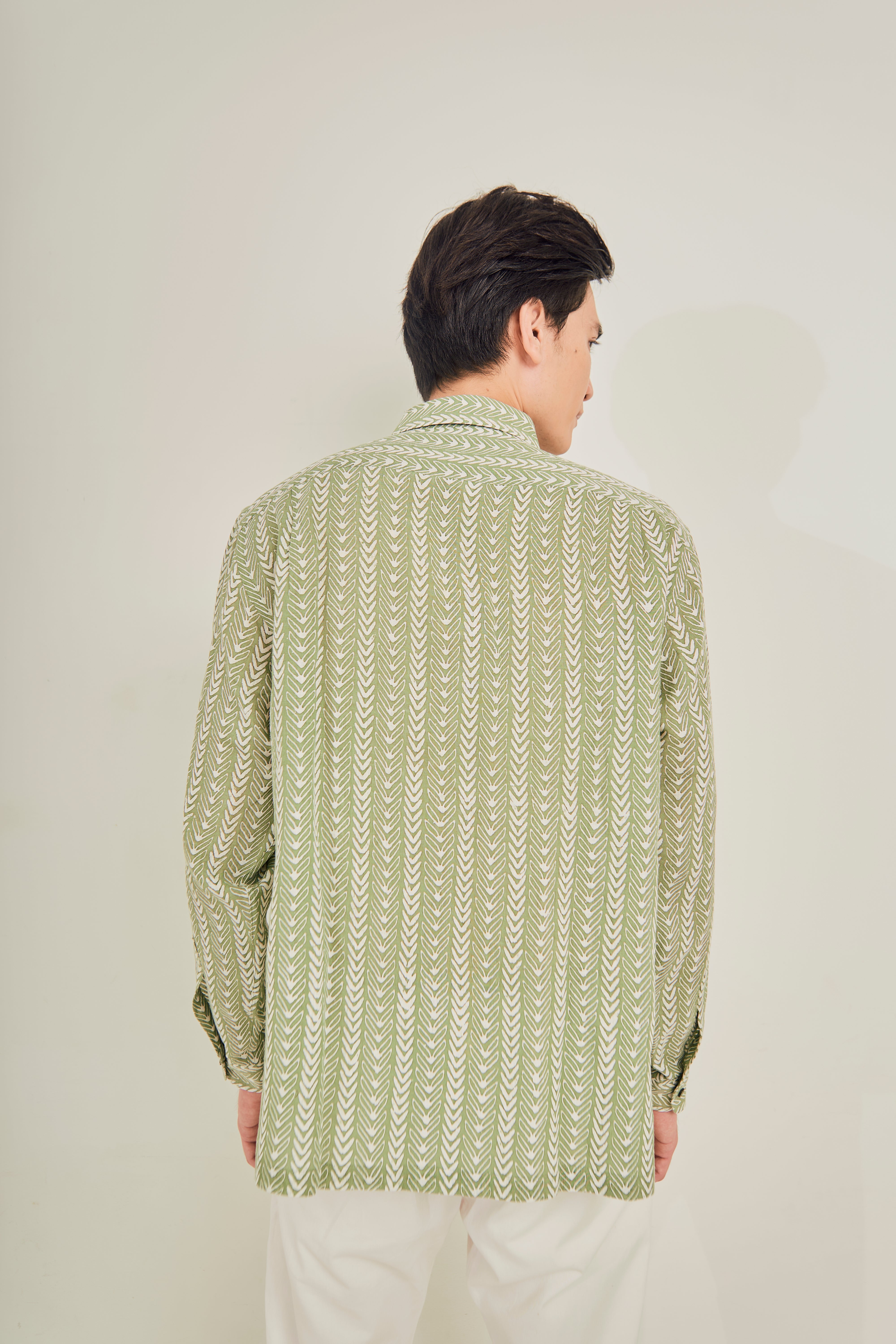 100% Linen Regular Long Sleeves Shirt