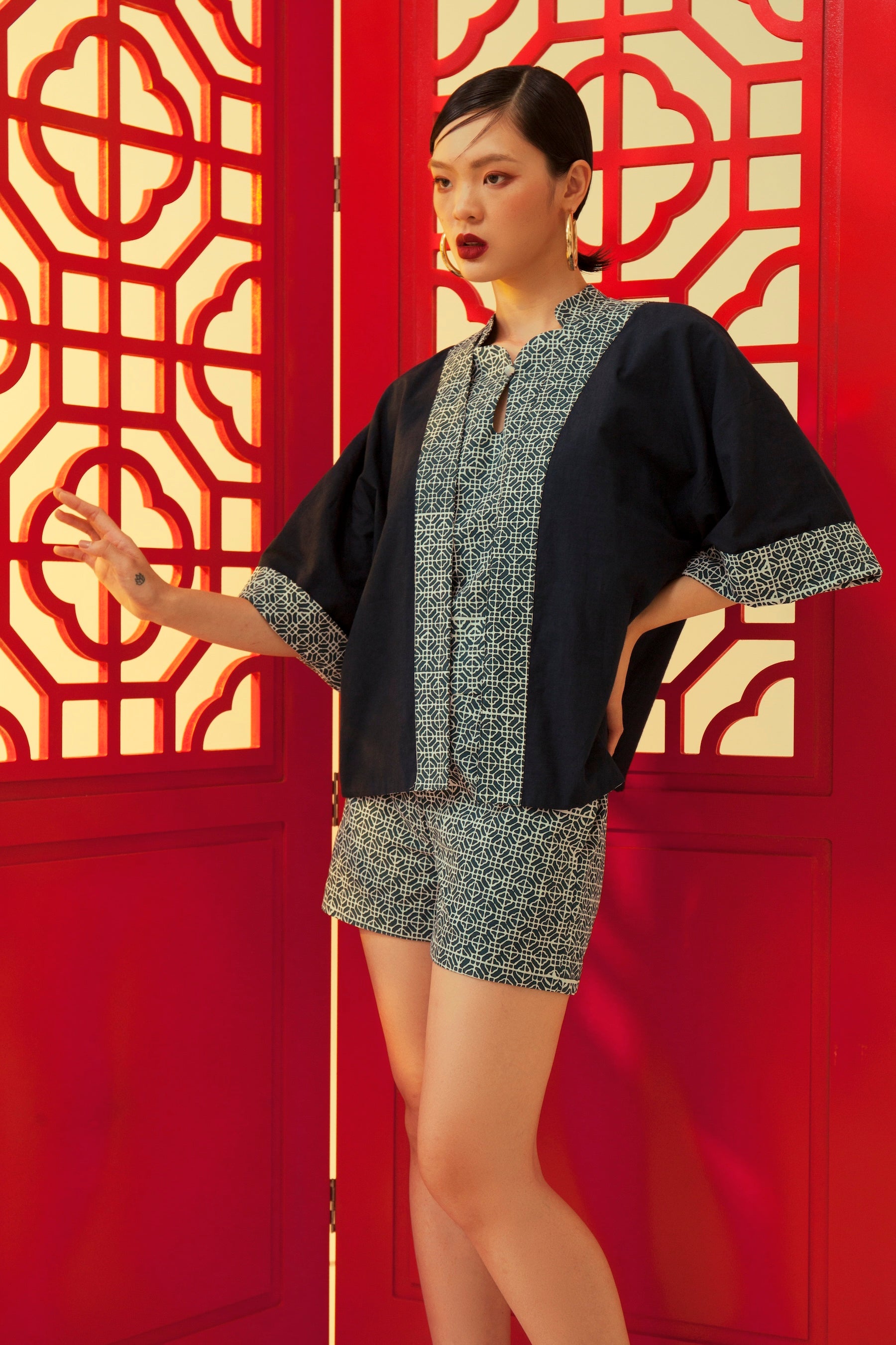 Hilo Reversible Kimono Jacket