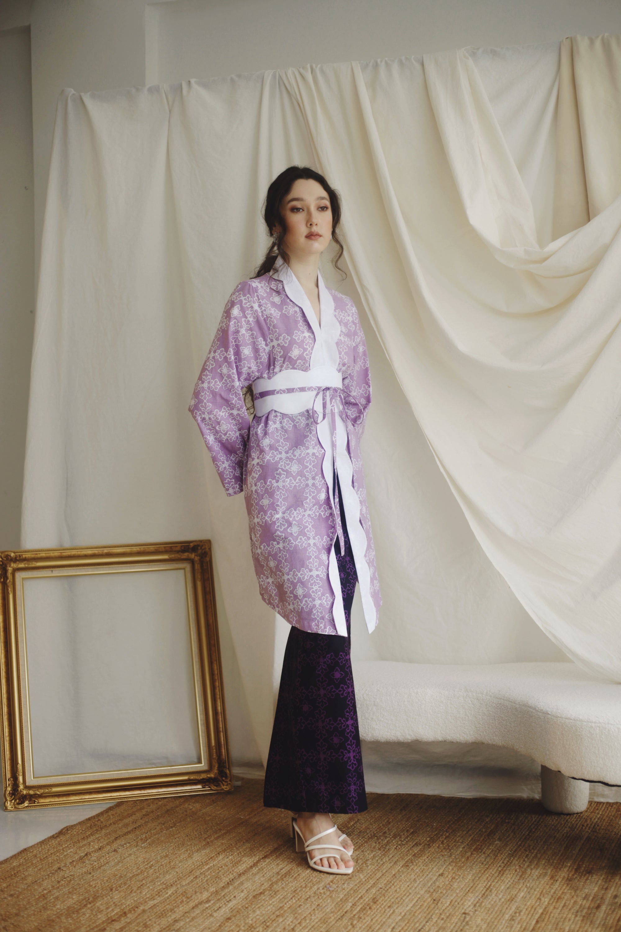 Scallop Kurung Blouse
