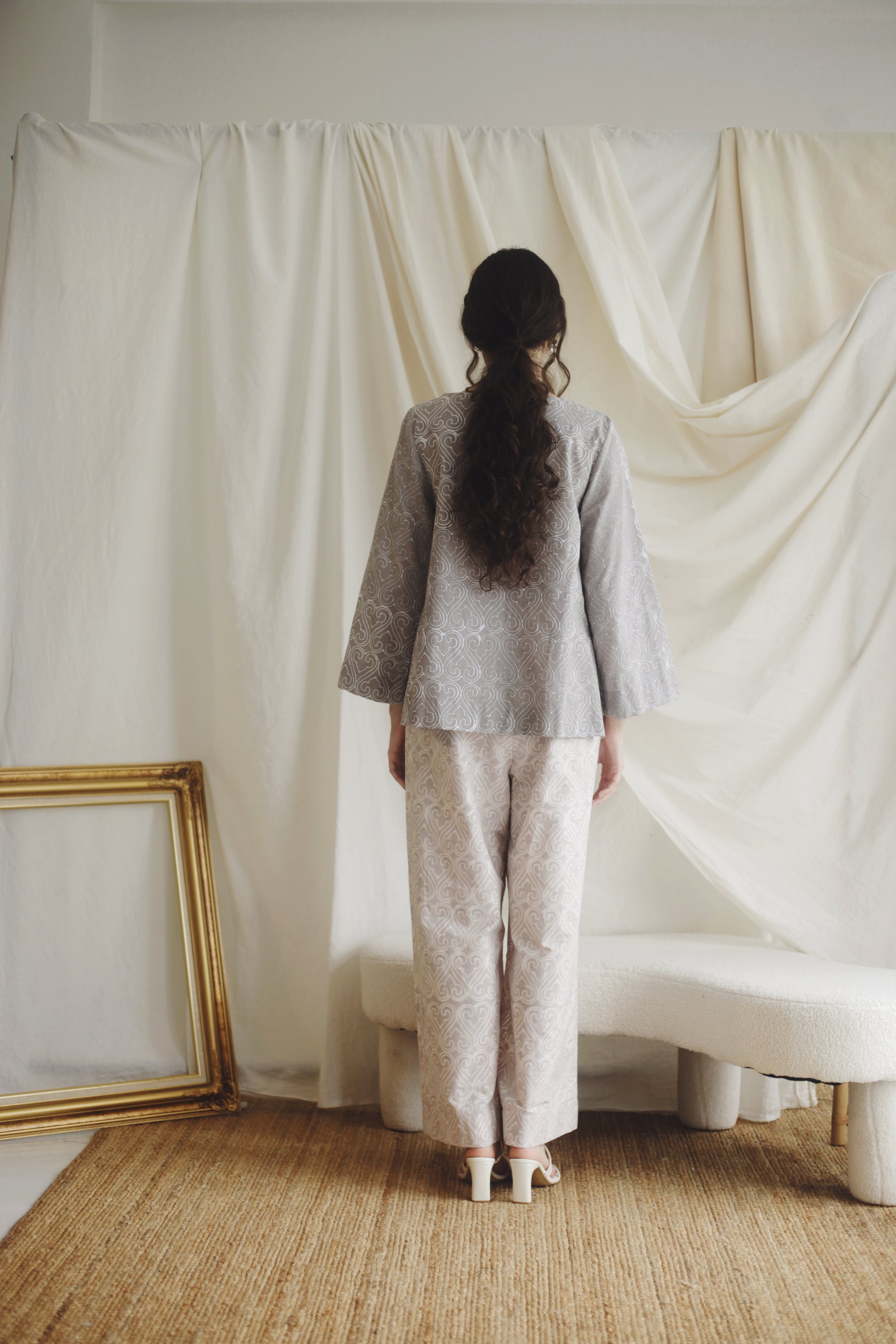 Atika Flare Pants (Cotton Poplin)
